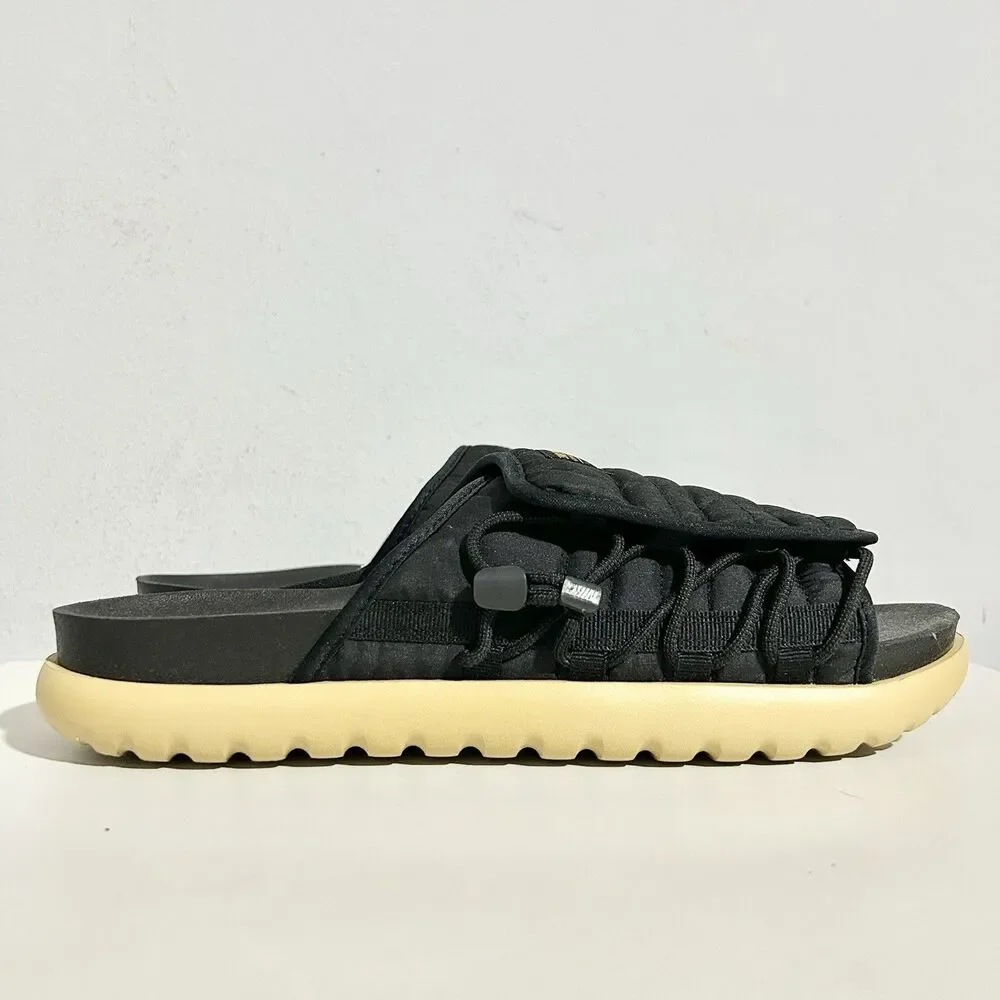Nike Asuna 2 “Black Sanded Gold” Men’s Size 13 Lifestyle Comfort Slip-On Slides